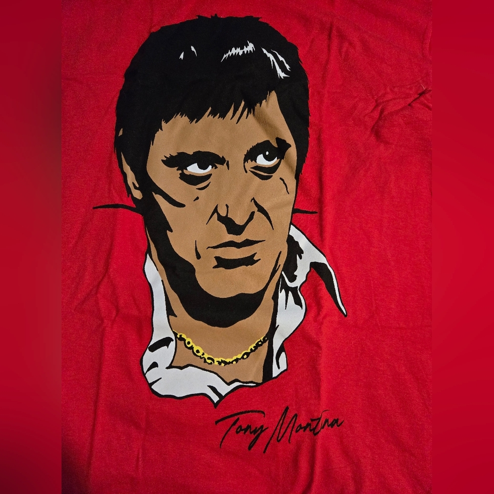 Scarface Red Graphic T-Shirt